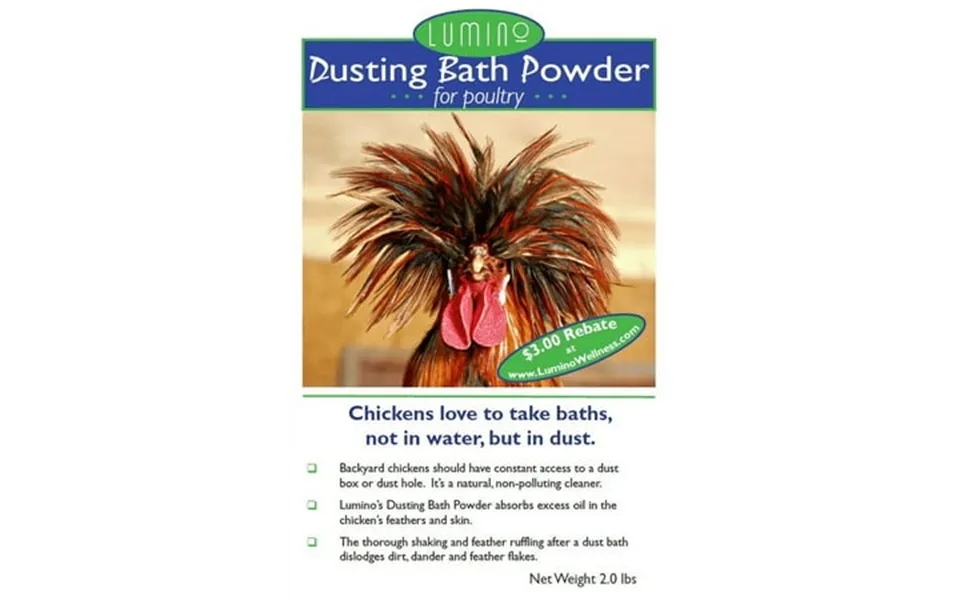 Dusting Bath Powder For Poultry 2 Lbs