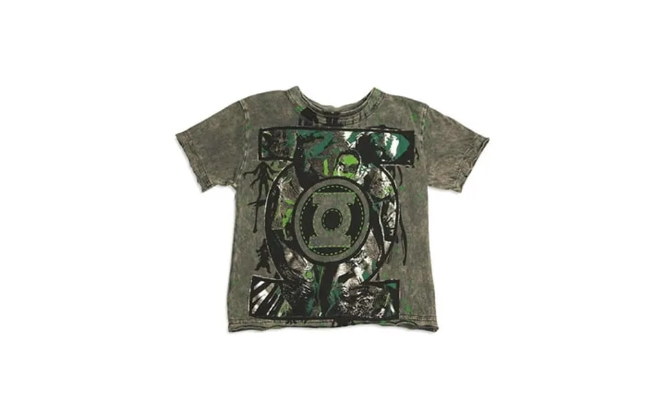 Dx-xtreme - Little Boys Short Sleeve T-shirt 31049-2t Distressed Grey Green Lantern