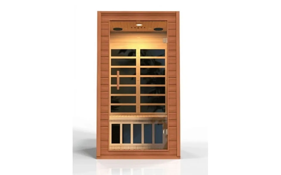 Dynamic Saunas Dynamic Avila Elite 1-2-person Ultra Low Emf Under 3mg Far Infrared Sauna Canadian Hemlock