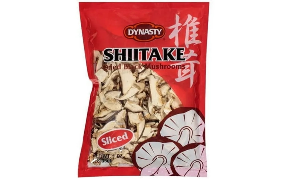Dynasty Sliced Dried Black Mushrooms Shiitake 1 Oz
