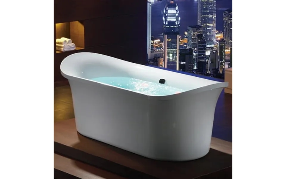 Eago Am1900 74 White Free Standing Air Bubble Bathtub