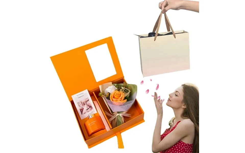 Earkity Valentines Day Gifts Rose Bouquet Flower Bouquet With Relaxing Spa Gift Birthday Gifts For Women Rose Gifts For