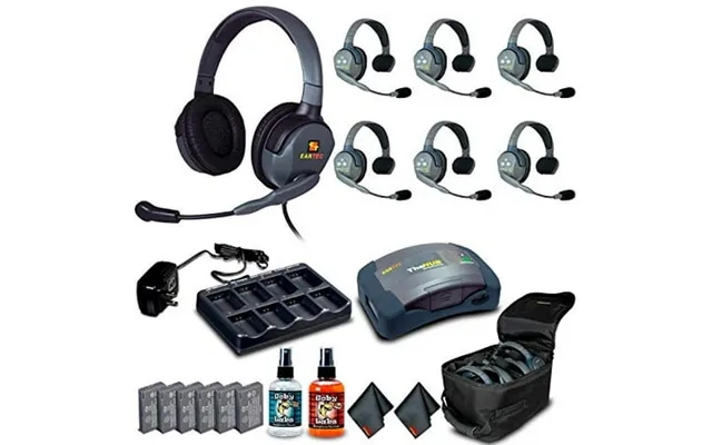 Eartec Hub7smxd Ultralite 7-person Hub Intercom System W Max 4g Double Headset product image
