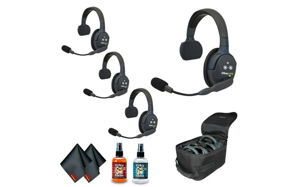 Eartec Ul4s Ultralite 4-person Headset System Usa Bundle 1