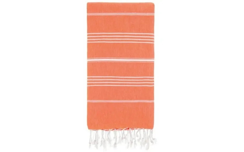 East N Blue Lina Turkish Cotton Beach Towel 38 X 71 Quick Dry Ultra Absorbent - 38x71 Orange