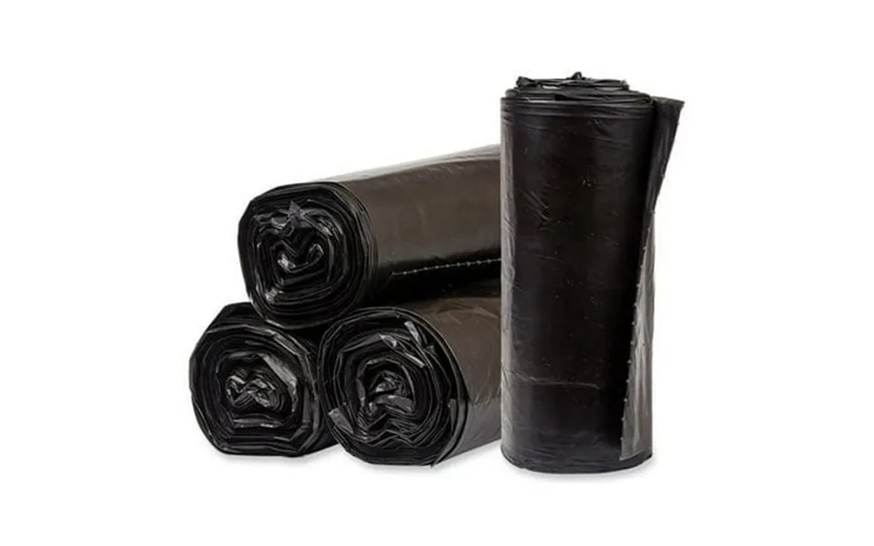 Eco Strong Plus Can Liners 40 Gal 1.7 Mil 40 X 46 Black 100 Carton Bundle Of 2 Cartons