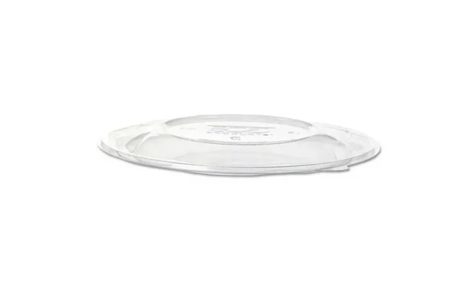 Eco-products Lids For 64 Oz Squat Salad Bowls Pla Clear 9.5 Dia 300 Carton Epsbs64lid