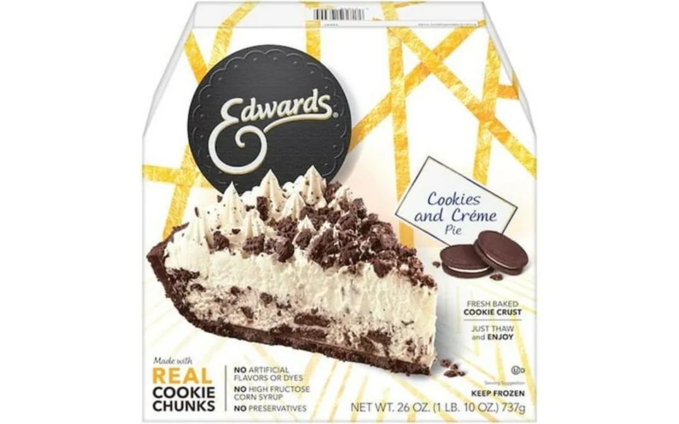 Edwards Cookies N Cream Pie 26 Ounce -- 6 Per Case.