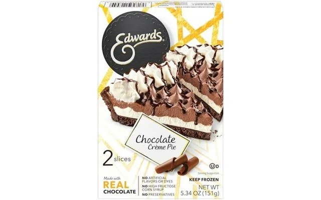 Edwards Schwans Chocolate Cream Single Pie With Hershey 5.34 Ounce -- 12 Per Case product image