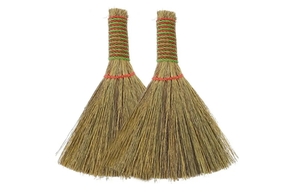 Eease Hand Broom 2pcs Whisk Broom Home Dust Short Handle Brooms Home Cleaning Tool Desk Broom 5