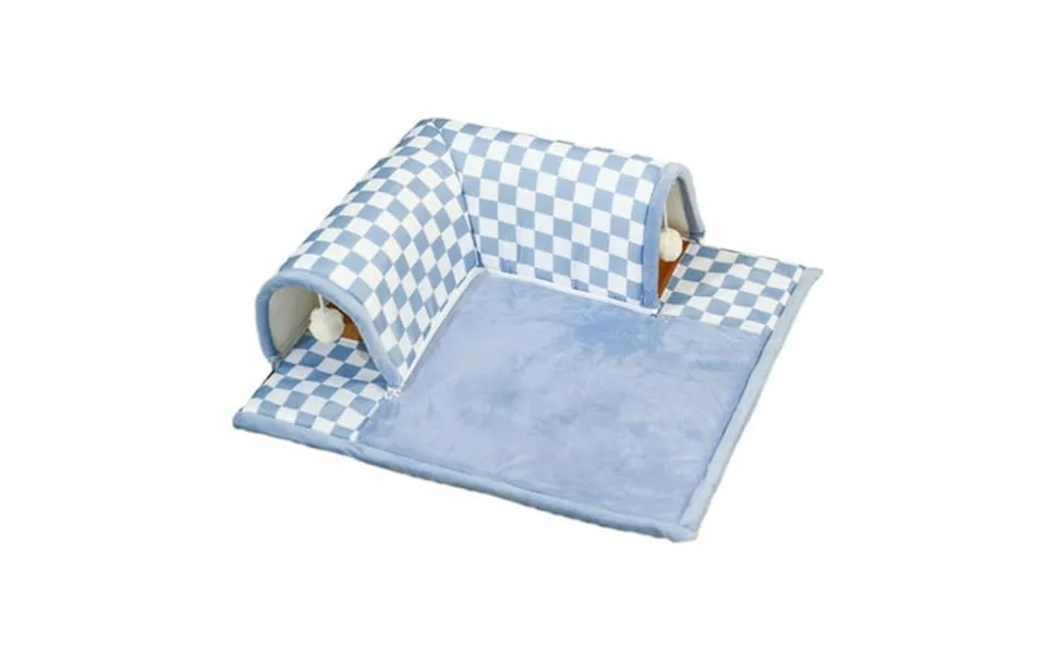 Ehjre Cat Tunnel And Bed Toy Interactive Breathable Kitty Training Playing Hut Play Center For Rabbit Hamster Small Anim