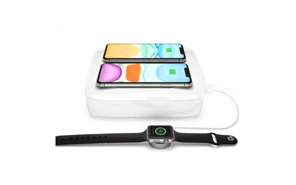 Einova Mundus Pro Uv Phone Sanitizer With Dual Wireless Charging Spots Wp0403020-0f4