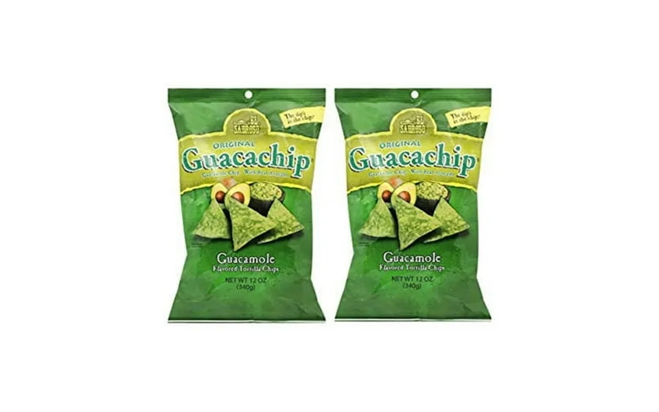 El Sabroso Guacamole Tortilla Chips 12 Oz. Bags 2 Bags