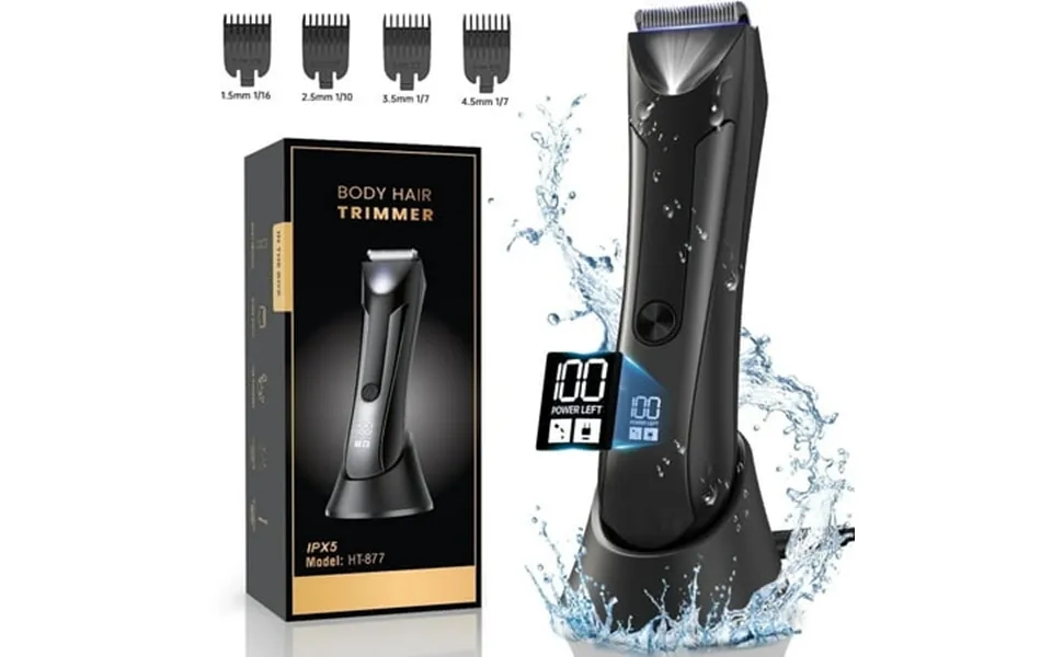 Electric Body Trimmer Men S Groin Hair Trimmer Ipx5 Waterproof Wet Dry Use Razor Ceramic Blade Ball Shaver Clipper Body