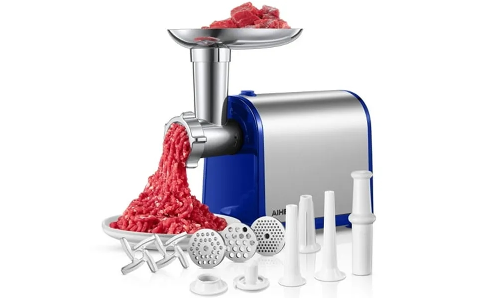 Electric Meat Grinder Sausage Stuffer With 3 Sausage Tubes 2 Blades 3 Plates Meat Grinder Heavy Duty For Home Kitchen Us