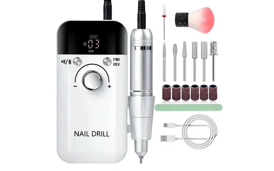 Electric Nail Drill Professional 45000rpm Rechargeable Nail Drill Kit Portable Electric Nail File For Acrylic Nails Gel