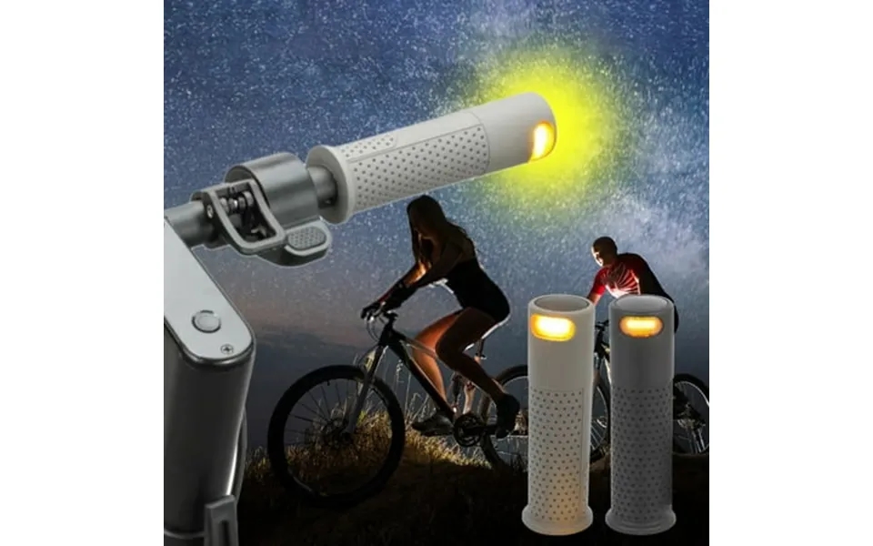 Electric Scooter Handlebar Grip Turn Signal Light With Remote Control Wireless Handlebar Turn Signal Lights Set For Nine
