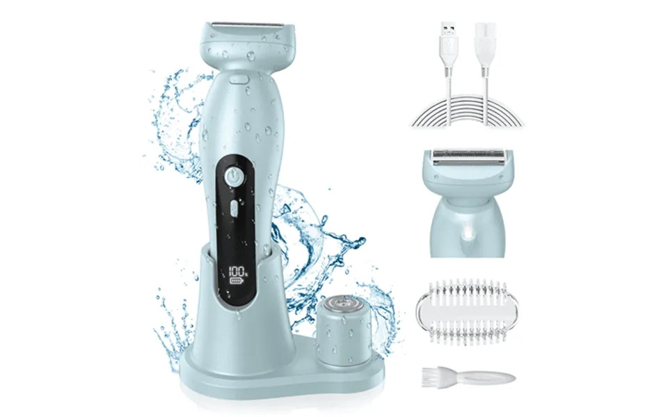 Electric Shaver For Women Womens Electric Razor Cordless Bikini Trimmer Rechargeable Smooth Painless 2 In 1 Womens Shave