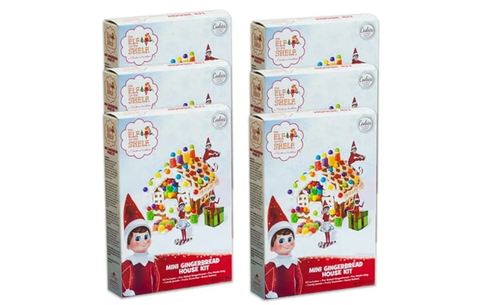 Elf Mini Holiday Gingerbread House Kit - Includes Everything