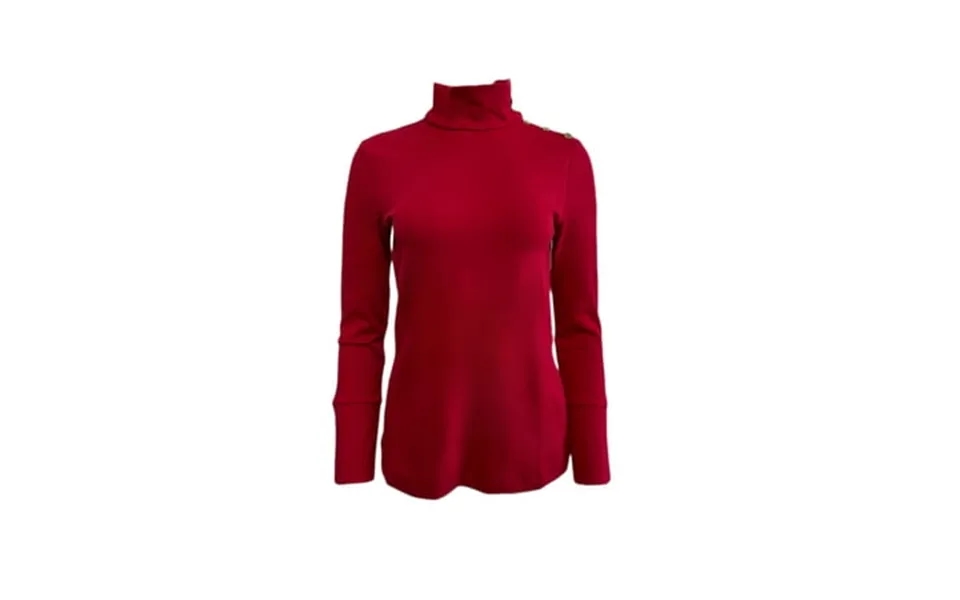 Elizabeth Mckay Long Sleeve Riley Turtleneck X-small Red