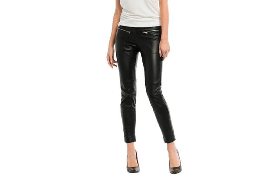 Ellos Women S Plus Size Skinny Leather Pants - 16 Black
