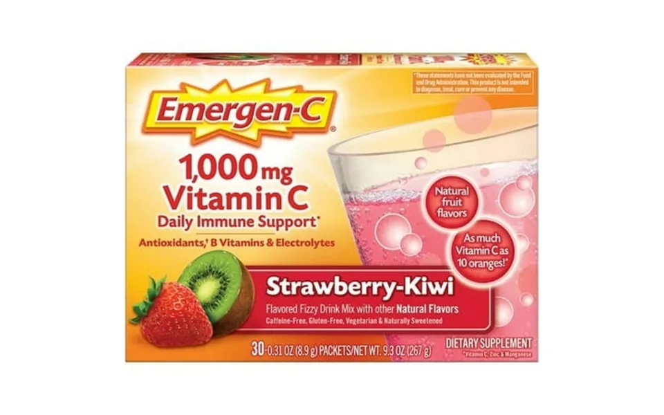Emergen-c Strawberry-kiwi Vitamin C Drink Mix - For Immune Support