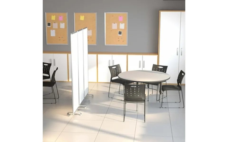 Emma Oliver Magnetic Whiteboard With Locking Casters