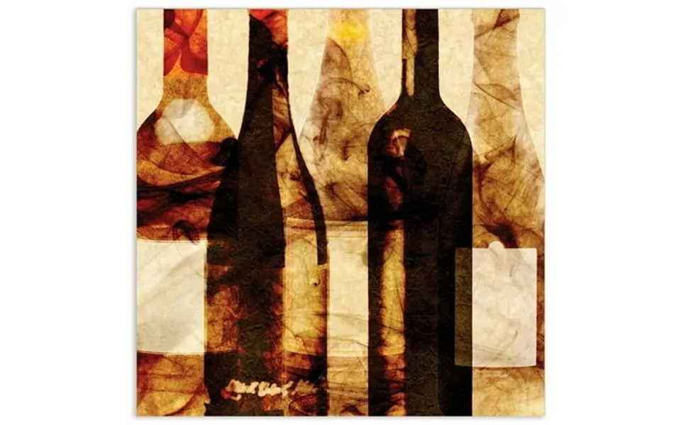 Empire Art Direct Smokey Wine 3 Frameless Free Floating Tempered Glass Panel Graphic Wall Art 38 X 38 X 0