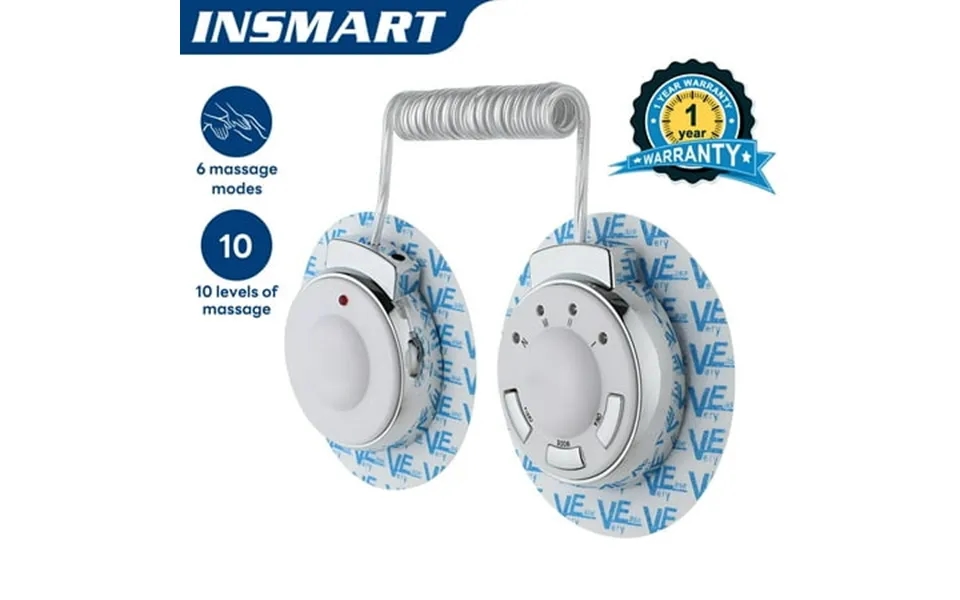 Ems Graphene Heating Waist Massager Patch Usb Electric Heating Vibration Massage Silver