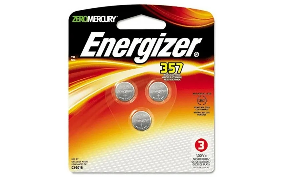 Energizer-1pk 357 303 Silver Oxide Button Cell Battery 1.5 V 3 Pack