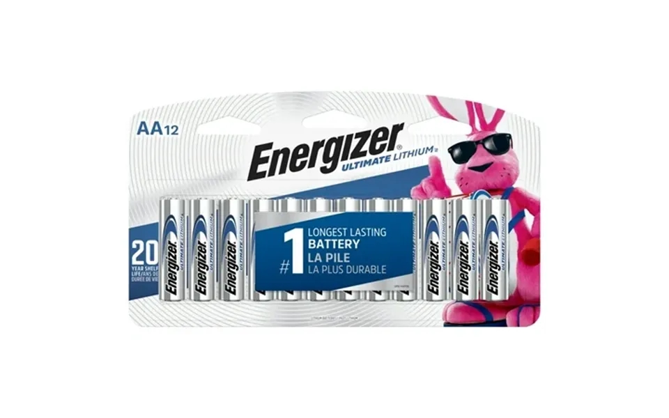 Energizer Ultimate Lithium Aa Batteries 12 Pack Double A Batteries