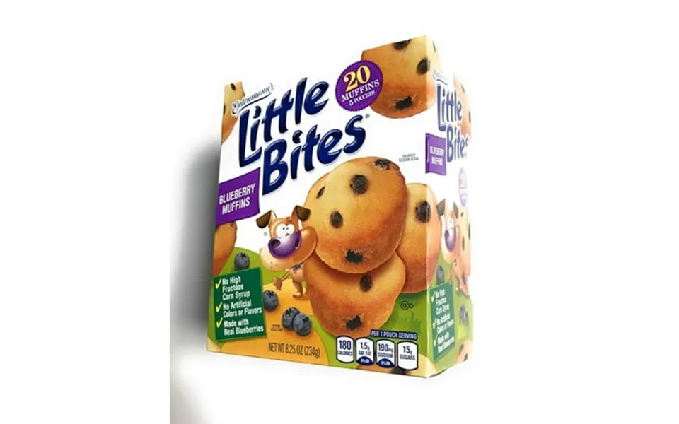 Entenmann S Little Bites Blueberry Muffins 8.25 Oz 20 Count