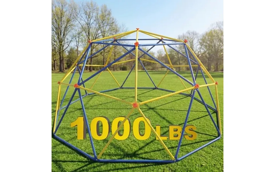 Enyopro 10ft Outdoor Climbing Dome Kids Jungle Gym Dome Climber Playground Climber For 3-10 Years Old Climbing Toys For