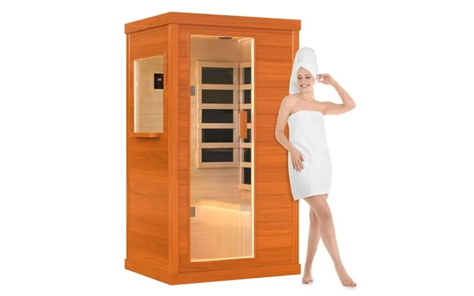 Enyopro 2 Person Saunas 900w Indoor Sauna With Far Infrared Heating Outdoor Spa Room With Smart Control Fast Heating
