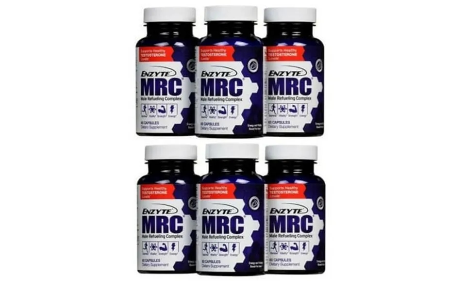 Enzyte Mrc Testosterone Support - Vascularity Energy Muscle Strength Stamina To Increase Workout Capacity For Men With F