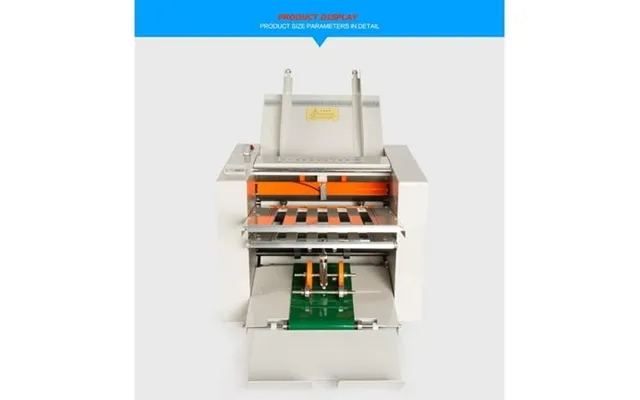 Eqcotwea Auto Electric Paper Folding Machine Folding Machine Speed Adjustable In Different Styles Folders product image