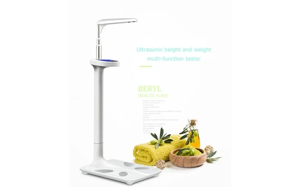 Eqcotwea Ultrasonic Height Weight Multifunctional Physician Scale Body Fat Analyzer Bmi Scale