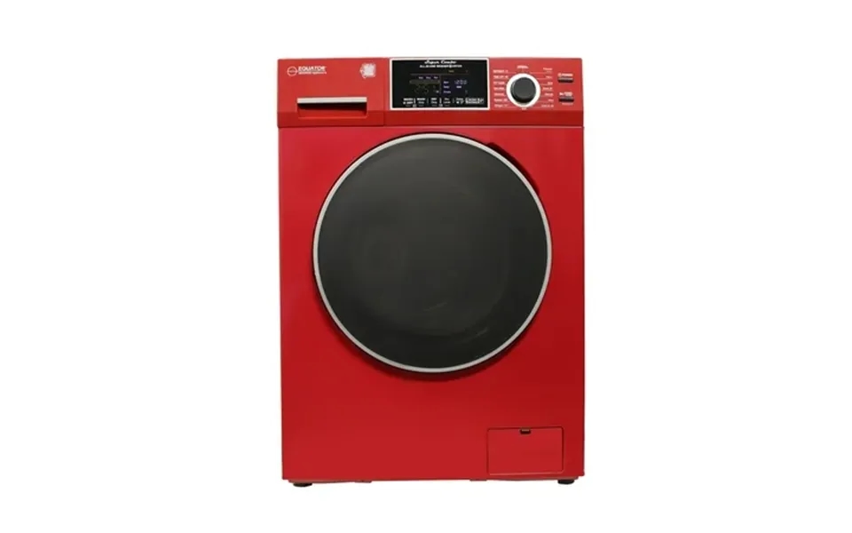 Equator All-in-one Washer Dryer Ventless Vented Pet Cycle 1.62cf 15lbs 110v In Merlot