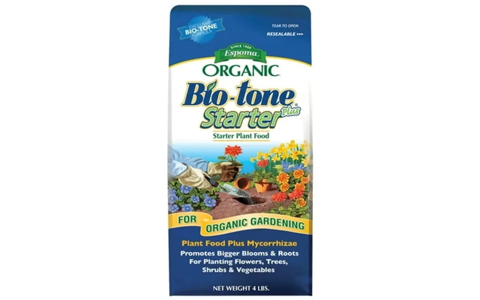 Espoma Organic Bio-tone Starter Plus All Natural Plant Food - 4 Lb Bag Bts4