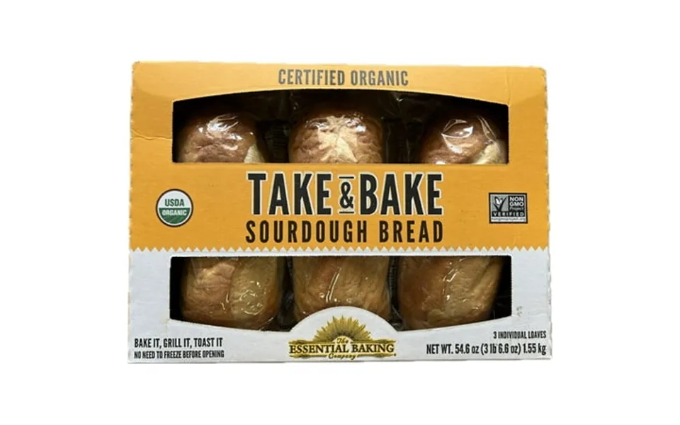 Essential Baking Company Organic Artisan Sourdough Bread 18.2 Ounce Pack Of 3