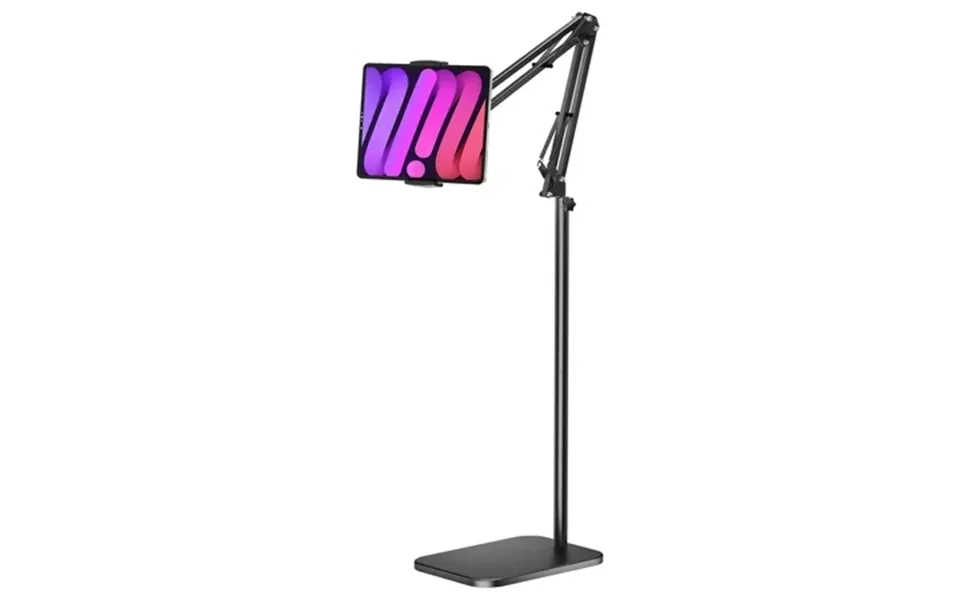 Etepehi Tablet Floor Stand 360-degree Rotatable Metal Tablet Holder - Universal Ipad Stand Compatible With Iphone Ipad P