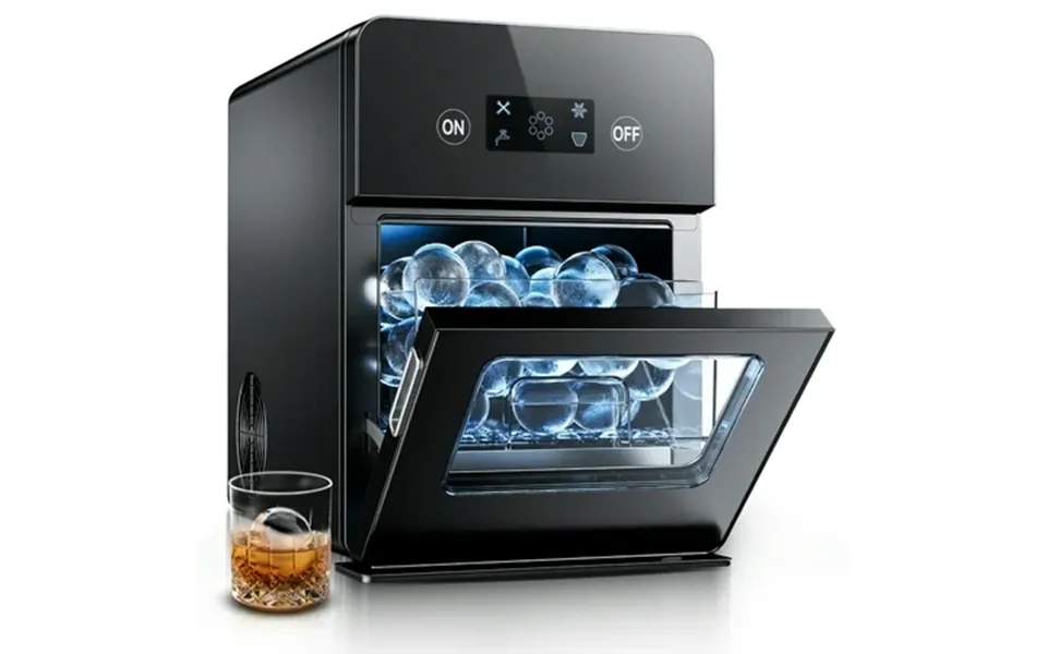 Euhomy Commeircal Ice Ball Maker 150 Pcs Day Sphere Ice Maker With Self-cleaning For Whiskey