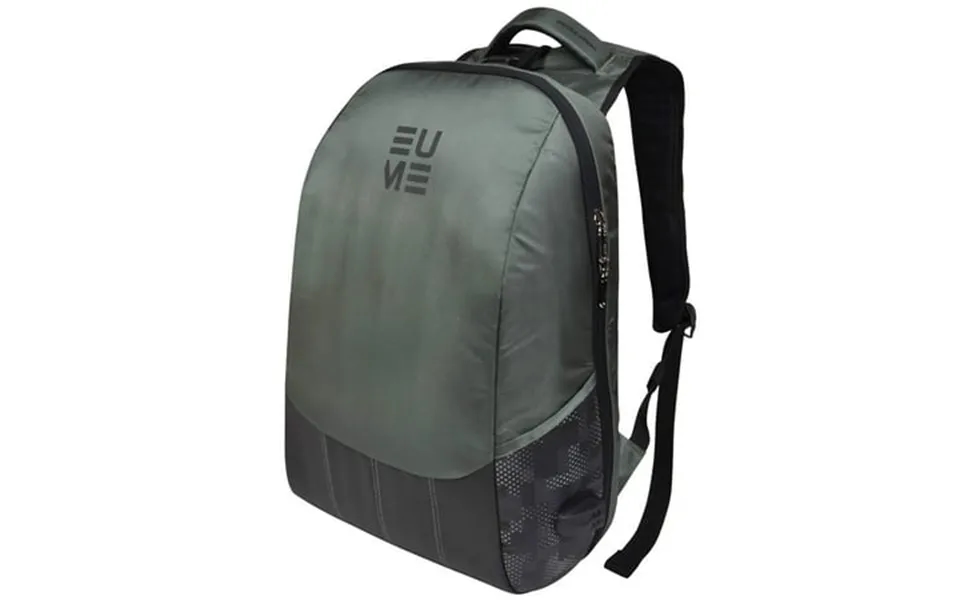 Eume- Wave 26 Ltr Anti-stress In-built Massager Laptop Backpack With 2 Usb Port Grey And Black
