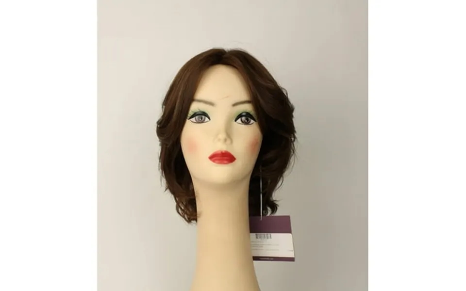 European Human Hair Freeda Wig Olivia 2000 Skin Top Brown With Reddish Highlights Size M