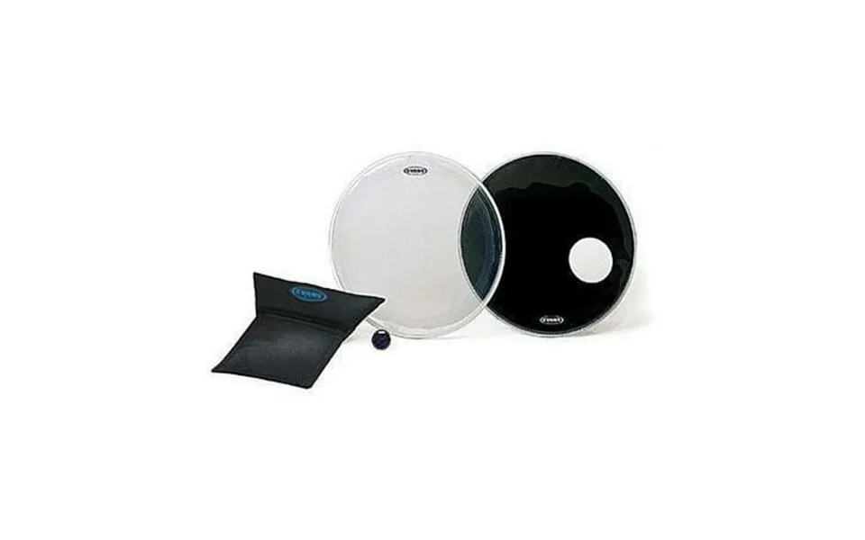 Evans Eq3 System Pack 22 Bass Drum Head Set Black