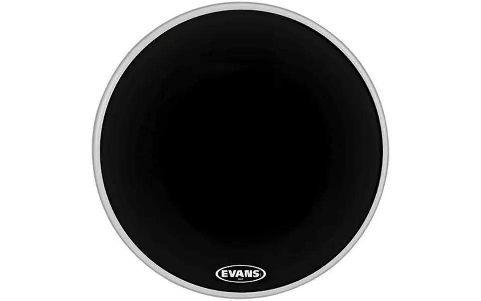 Evans Mx2 Black Marching Bass Drum Head Black 22 In.