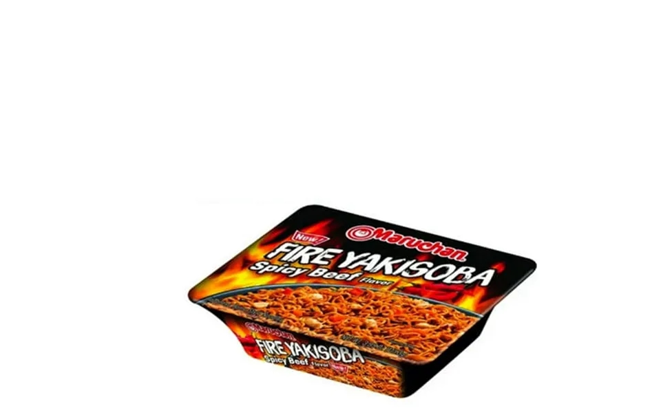 Everyday Necessiteez Maruchan Yakisoba Maruchan Fire Yakisoba Spicy Beef Flavor Pack Of 8 Includes Essentials Tote Bag