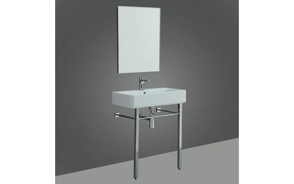 Eviva Eliza 26 Inch Italian Ceramic Console Sink With Brass Stand