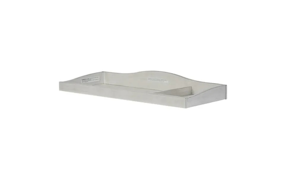 Evolur Changing Tray In Antique Grey Mist With Enclosed Sides 45