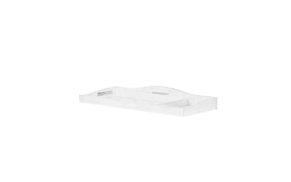 Evolur Changing Tray In Weathered White Space Saver